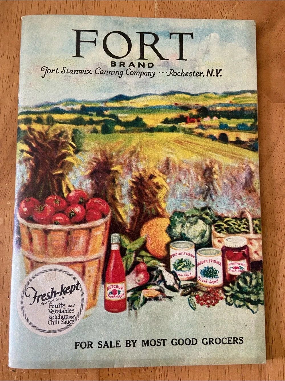 Antique Vintage 1920s 20s RETRO vegetables Cookbook advertising advertisement